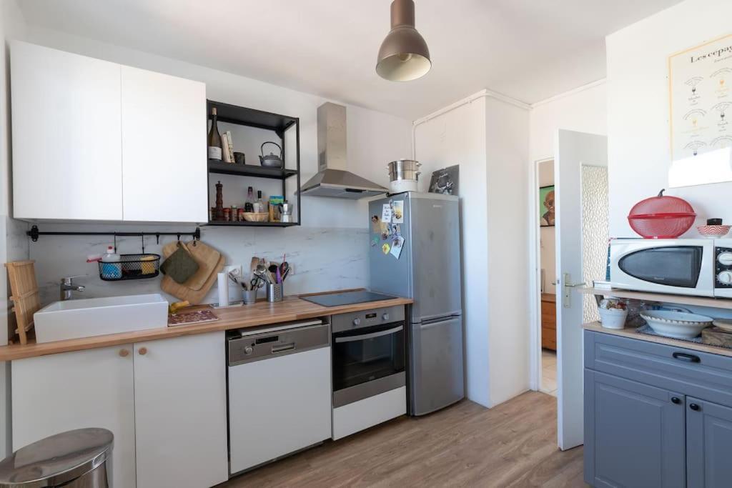 Cabana & Grand Appartement Cosy - Parking & Balcon Villefranche-sur-Saone Bagian luar foto